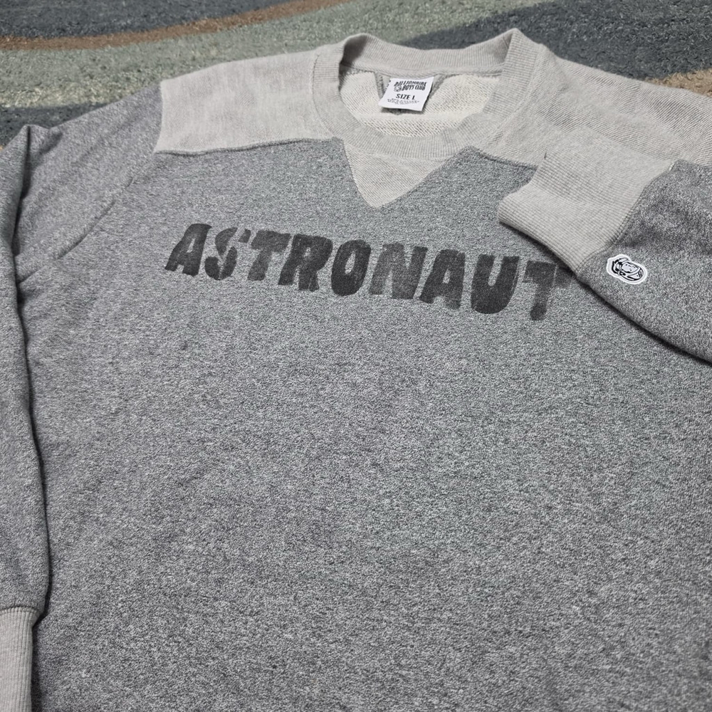Billionaire Boys Club Astronaut Sweatshirt Gray Crewneck Mens Large BBC